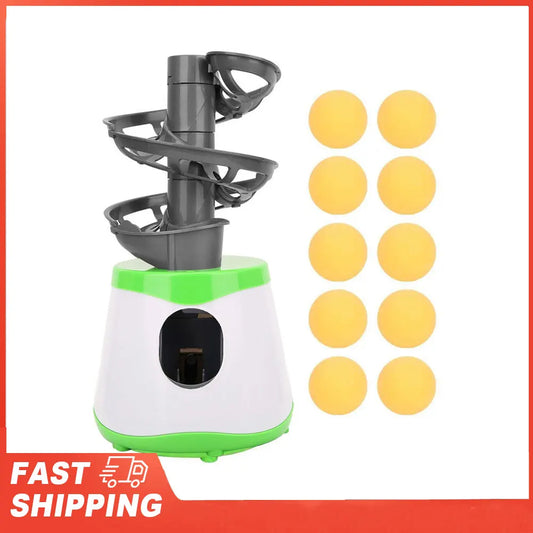 Portable ABS Table Tennis Trainer Ping Pong Ball Automatic Launcher Peaceful Pleasures Health and Wellness