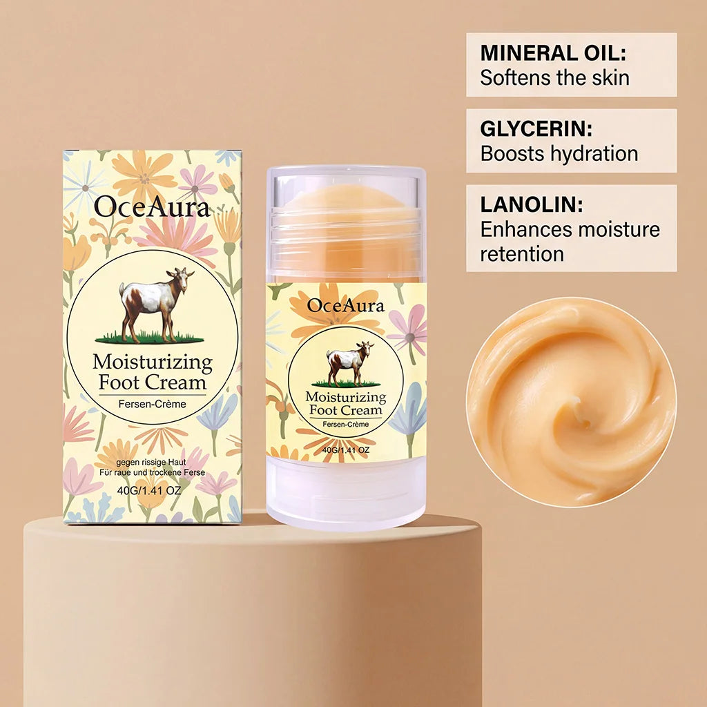 OceAura Lanolin Hand & Foot Cream for Dry, Rough Skin