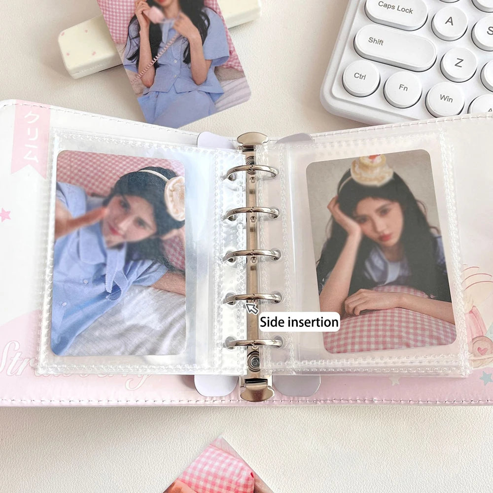 20 Inner Pages One Grid Leather Card Book High-end Polaroid Photo