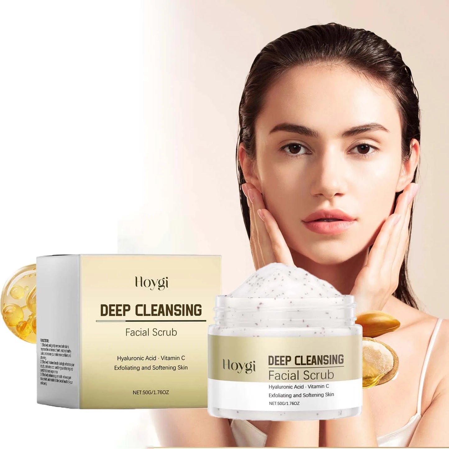 Deep Cleansing Facial Scrub – Pore Refining & Oil Control