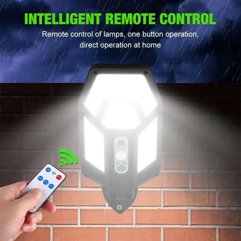 8000LM Solar Outdoor Light – 55 LED Motion Sensor IP65