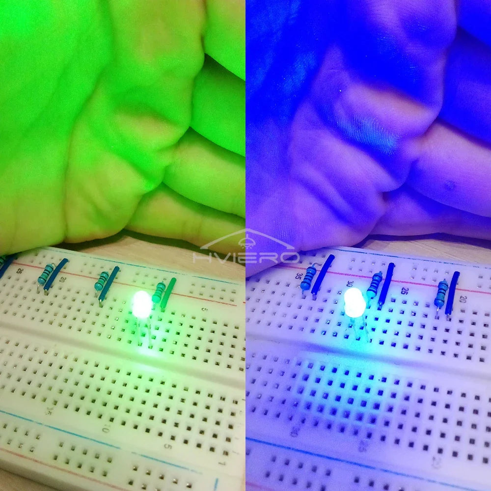 3mm Round LED Assortment Kit – Multi-Color Super Bright Diodes