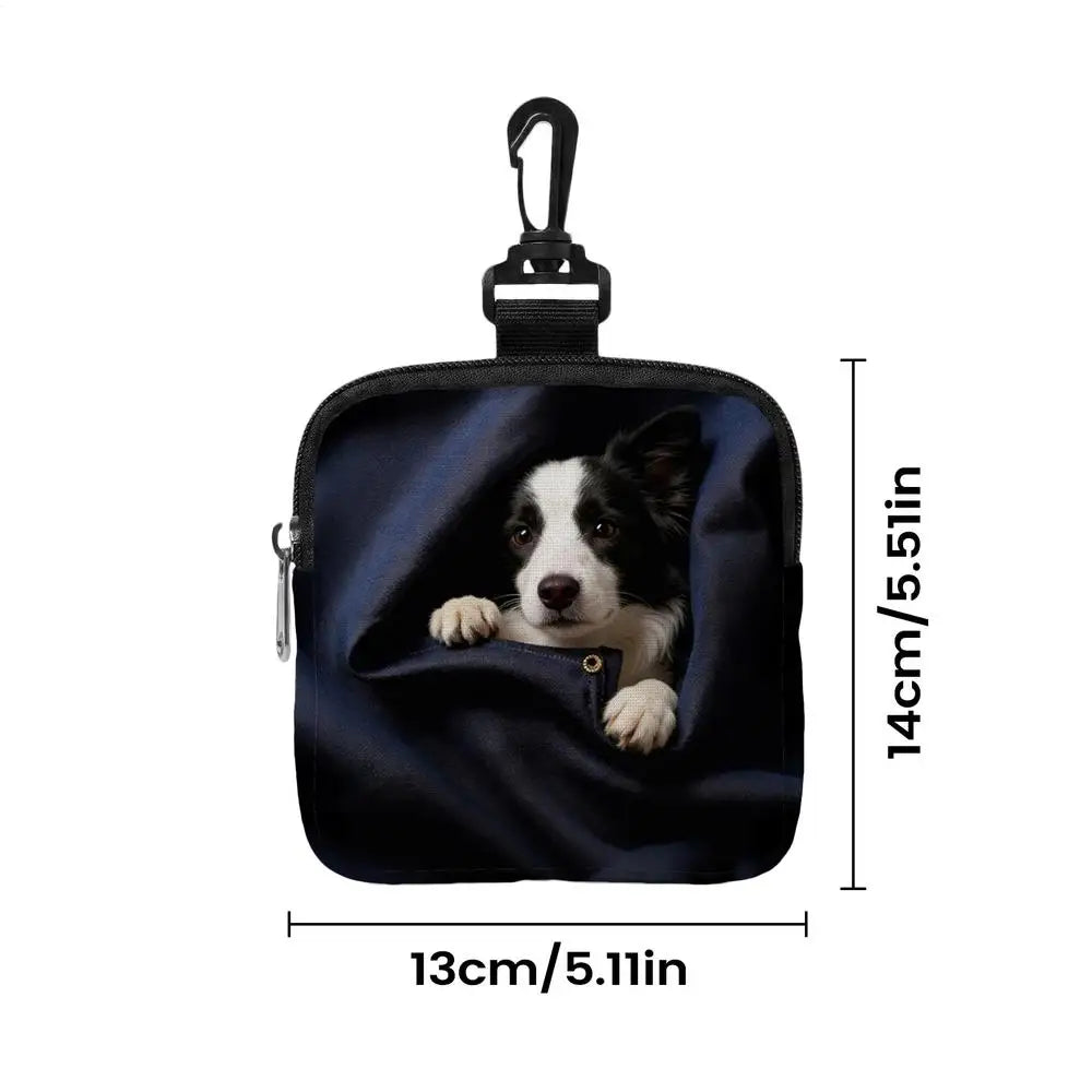 Portable Dog Treat Pouch Training Treat Carrier with Belt Clip Puppy Food Holder for Walking Camping Hiking Travel Beach Outdoor Peaceful Pleasures Health and Wellness 03