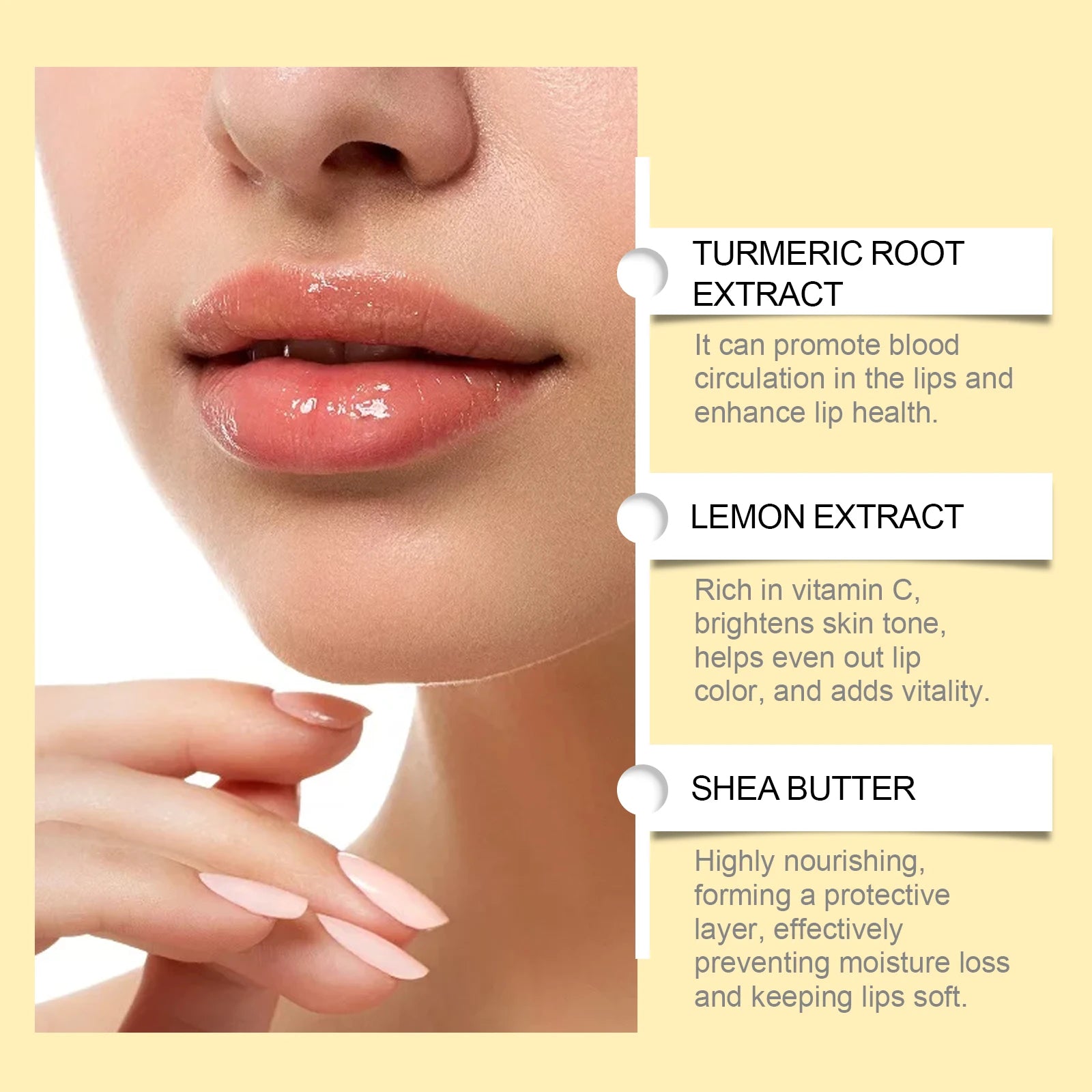 Lemon Turmeric Lip Balm – Brighten Dark Lips & Deep Moisture Peaceful Pleasures Health and Wellness