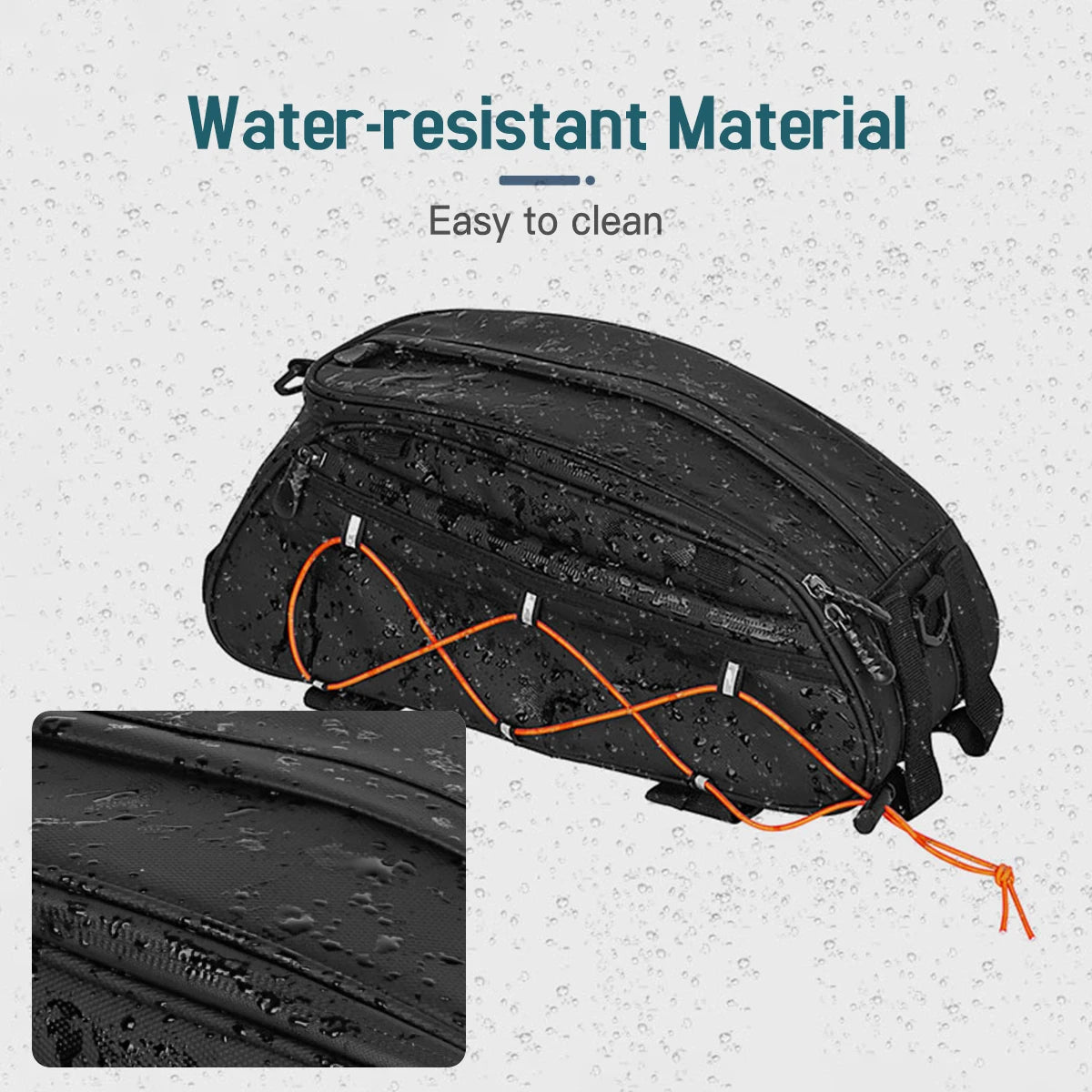 Waterproof Bicycle Rear Seat Bag Cooler 3in1 Bike Rack Trunk 2 Side