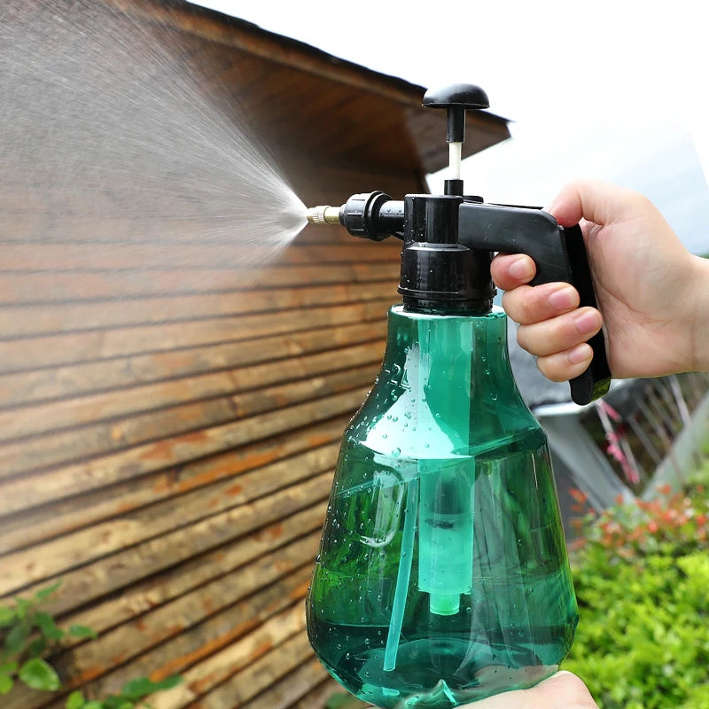 2L Manual Air Pressure type Spray Bottle Garden Small Plastic High pressure Sprayer Horticulture Watering-flower Spray Bottles Peaceful Pleasures Health and Wellness