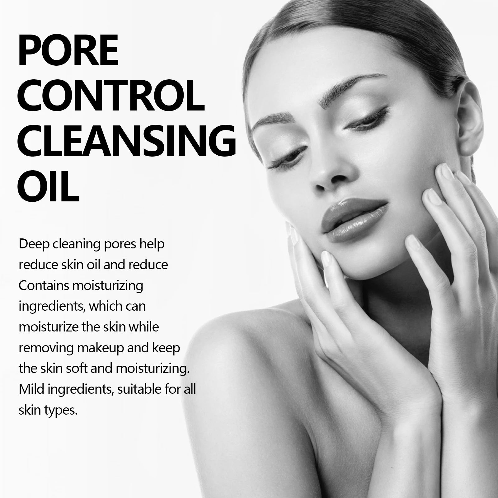 Pore Control Makeup Removal Cleansing Oil Gentle Makeup Removal Caring Skin Moisturizing Brightening Deep Cleansing Pore Skin Peaceful Pleasures Health and Wellness