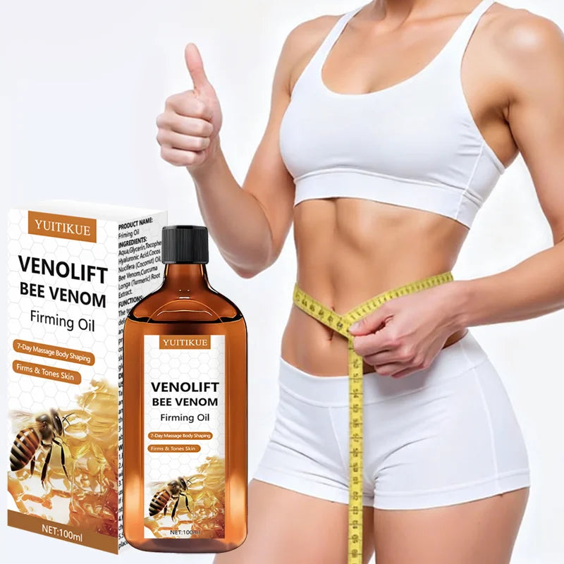 YUITIKUE Bee Venom Firming Oil 100ml – Slimming Body Oil Body Firming Oil Peaceful Pleasures Health and Wellness