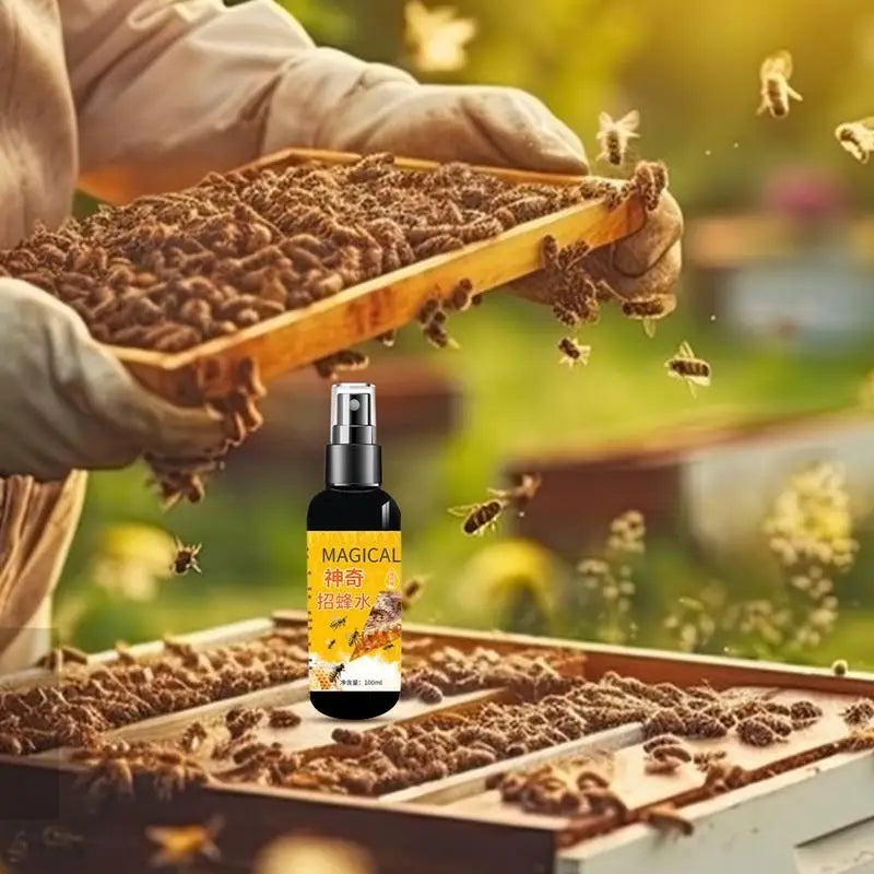 100ml Bee Attractant Spray Multipurpose Carpenter Attractant Lure Effective User-Friendly Bee Lure Portable Bee Bait For Bee Peaceful Pleasures Health and Wellness