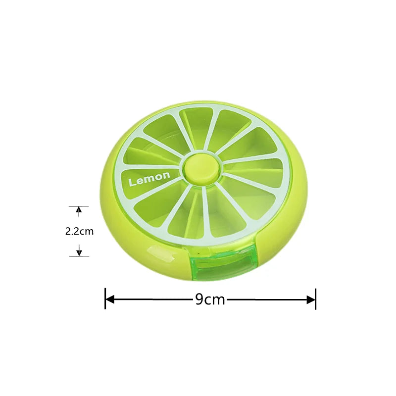 Mini New Small Portable Travel Vitamin Pill Box Cases Container Organizer Storage Tablet 7 Days 7 Grids Medicine Fish Oils Peaceful Pleasures Health and Wellness