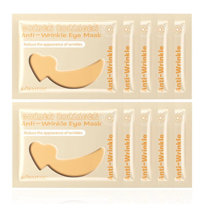 24K Gold Collagen Eye Patches – Dark Circles & Anti-Aging Mask