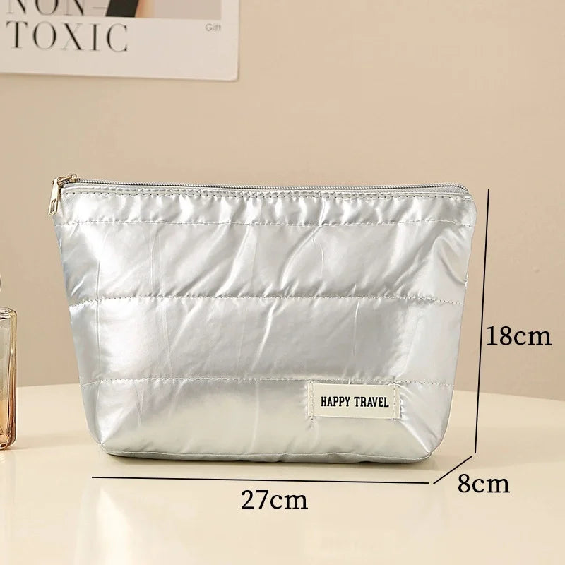 Large Waterproof Travel Makeup Bag & Cosmetic Organizer