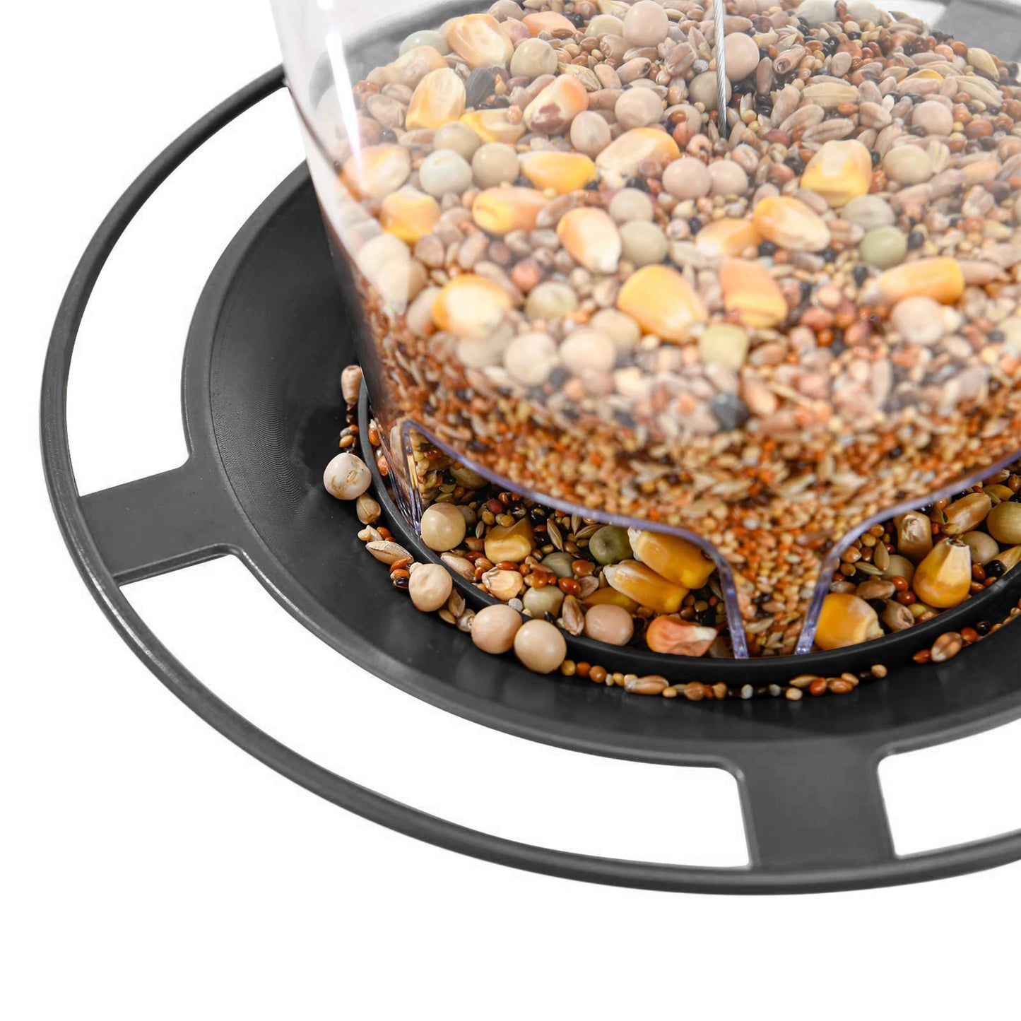 Bird Feeder Automatic Foot Feeding Tool Outdoor Bird Feeder Hanging Nut Feeding Multiple Hole Dispenser Holder Food Container Peaceful Pleasures Health and Wellness