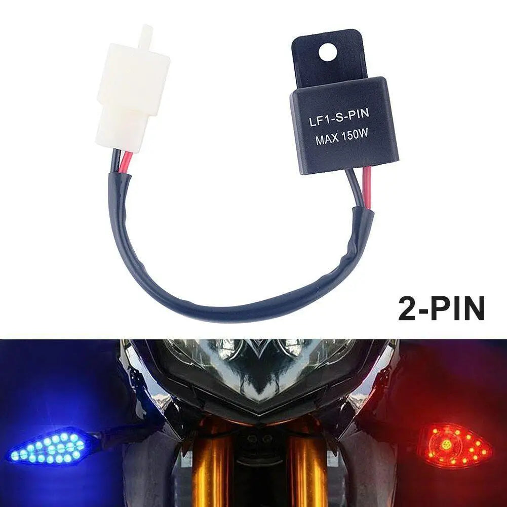 Motorcycle LED Flasher Relay for Honda and Kawasaki Peaceful Pleasures Health and Wellness