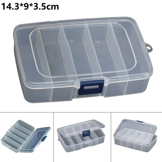1PC Transparent Plastic Box Plastic Tool Screws IC Storage Box Craft Organizer Small Part Jewelry Earring Display Container Case Peaceful Pleasures Health and Wellness 1pc