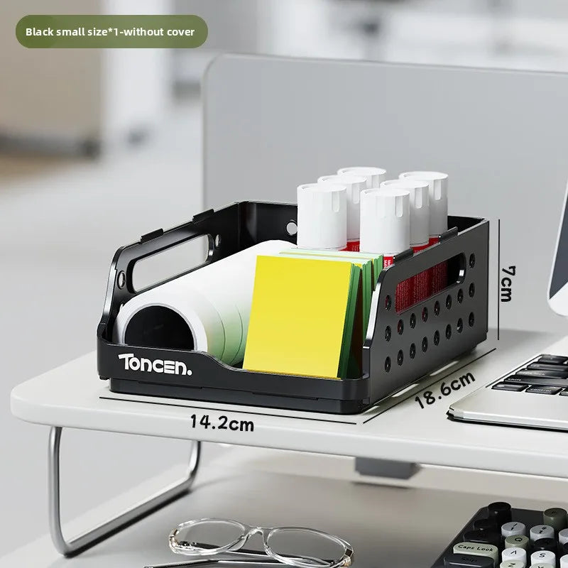 Foldable Desktop Organizer – Multi-Layer File & Book Storage