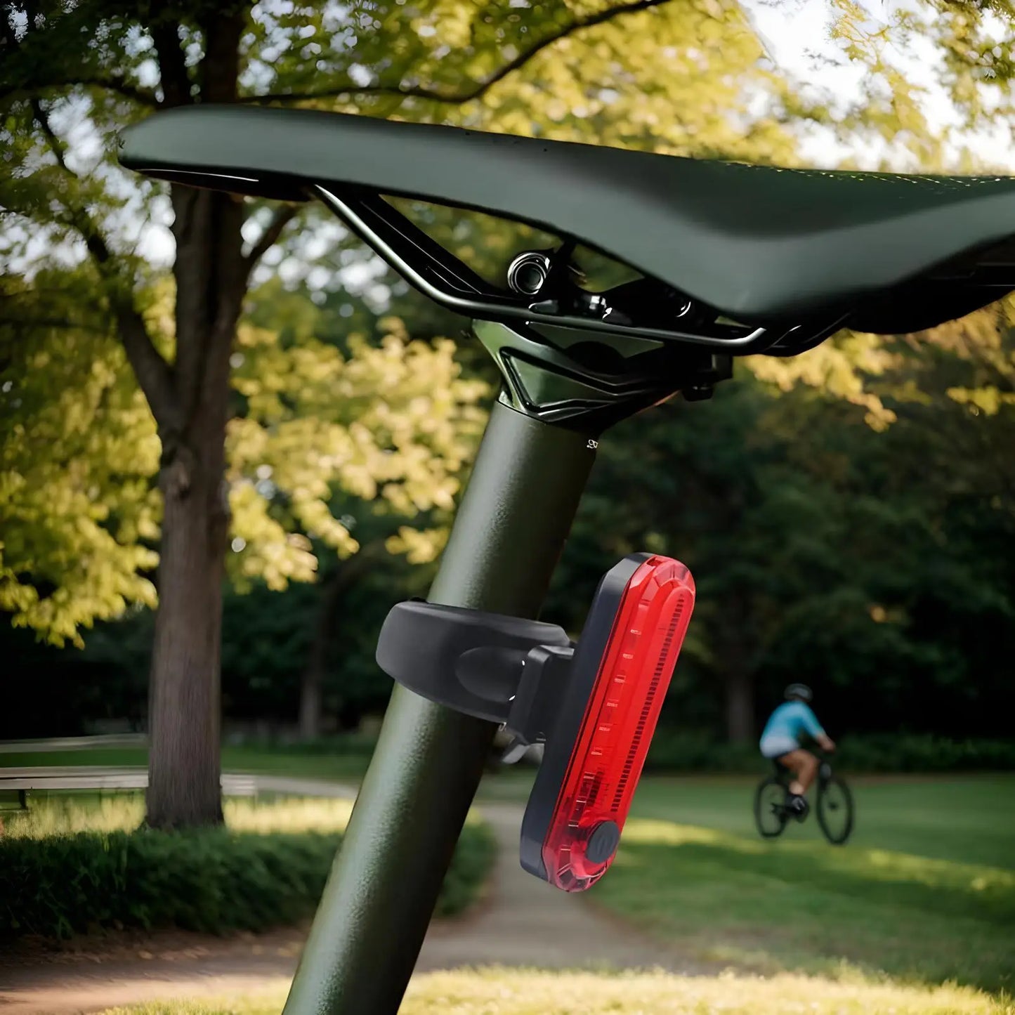 Silicone Bike Tail Light Mount Strap – Adjustable Holder