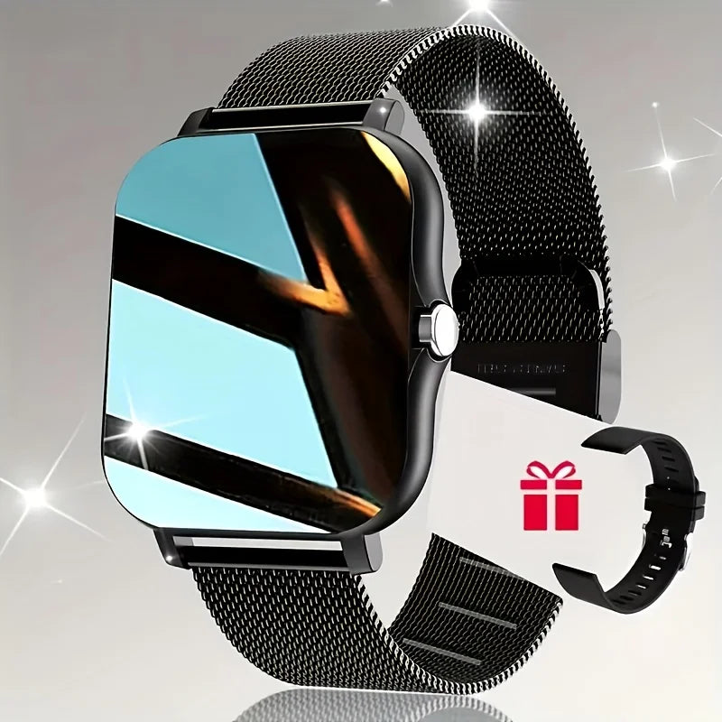 VETXI Smartwatch – HD Touch Screen, Calls, SMS & Alexa