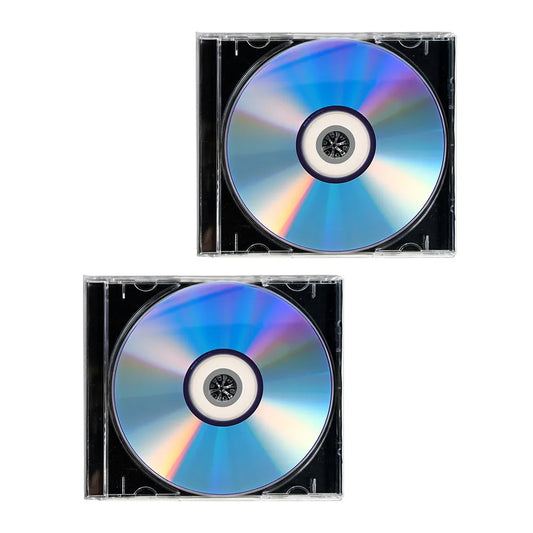 2Sets Blank Discs Recordable Media High Capacity Data Storage Audio Recording Cd Blank Cd for Music Phone Recordings Peaceful Pleasures Health and Wellness Default Title