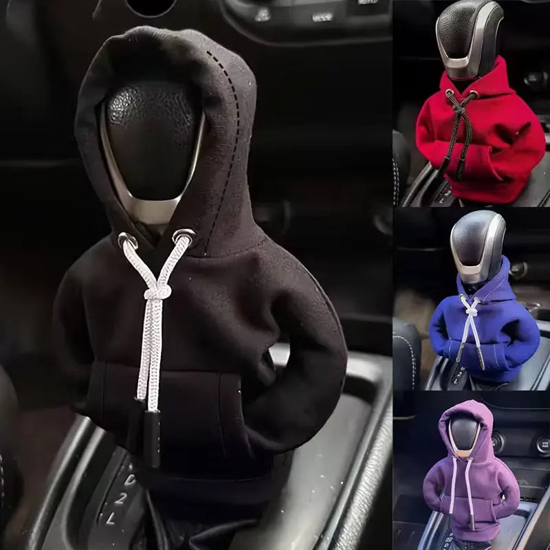 Mini Hoodie Gear Shift Knob Cover | Universal Car Interior Decor