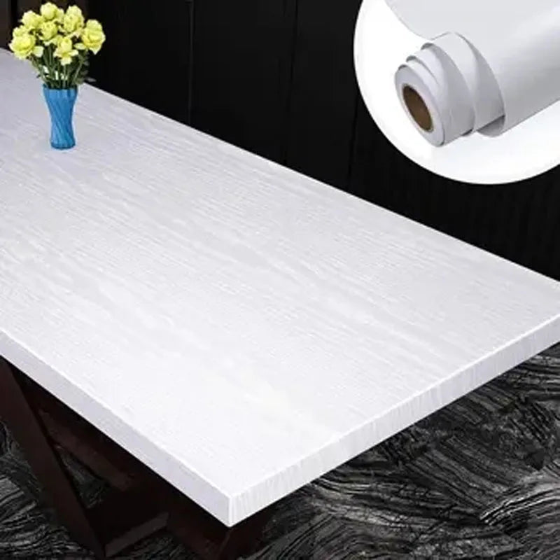 45cm Wood Grain Peel & Stick Wallpaper – Waterproof PVC Contact