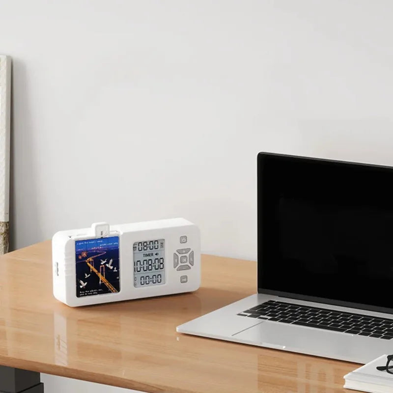 Lockable Phone Lock Box Alarm Clock | LED Timer Storage