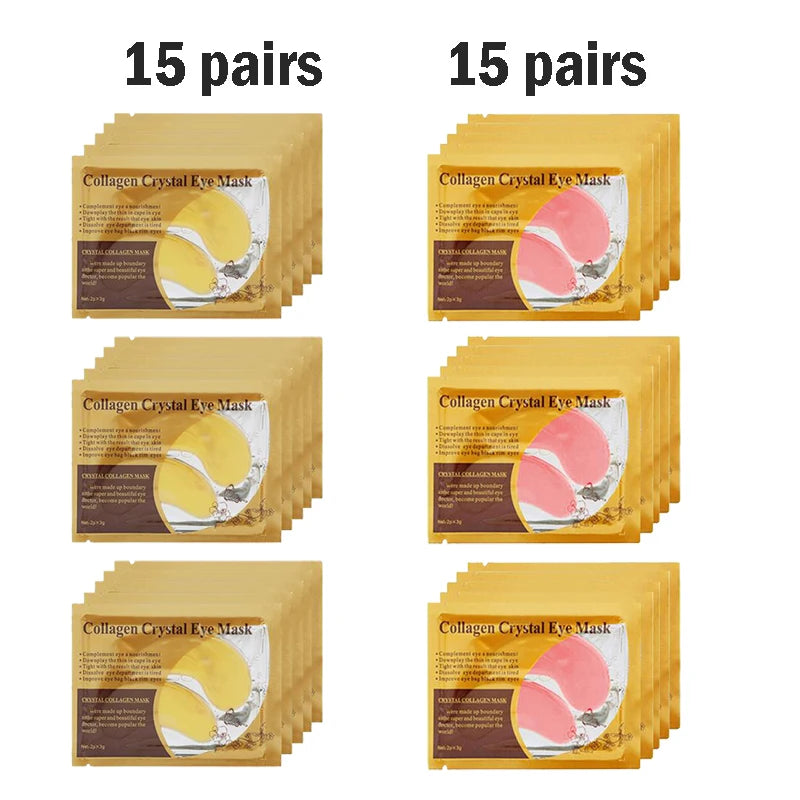 Gold Collagen Crystal Eye Patches – Firming & Moisturizing Mask