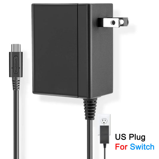 Nintendo Switch 39W Fast Charger AC Adapter – OLED & Lite Gaming Power Adapter Peaceful Pleasures Health and Wellness US-Plug