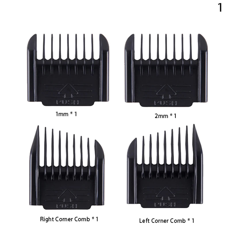 4-Piece Hair Clipper Guide Comb Set – Trimmer Attachments