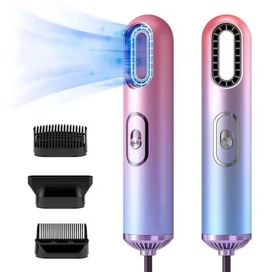 Portable 2-in-1 Hair Dryers Curling Comb Hairbrush Styling Tools Hair Dryers And Volumizer Blower Straightener Hand Hair Dryer Peaceful Pleasures Health and Wellness