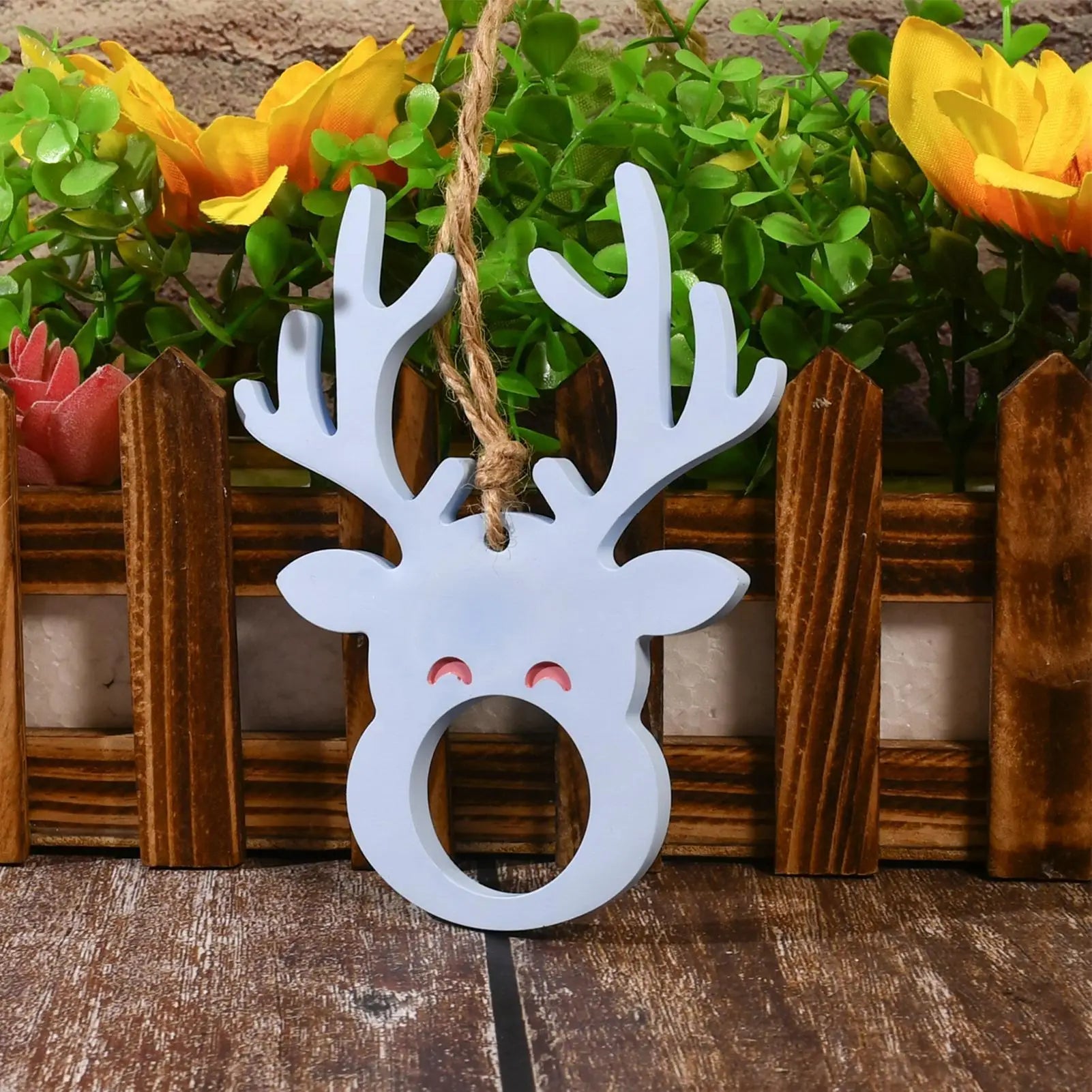 Christmas Pendant Mold Reusable Easy Release Christmas Tree Reindeer Pendant Silicone Mold For Children Adults Family Couples Peaceful Pleasures Health and Wellness