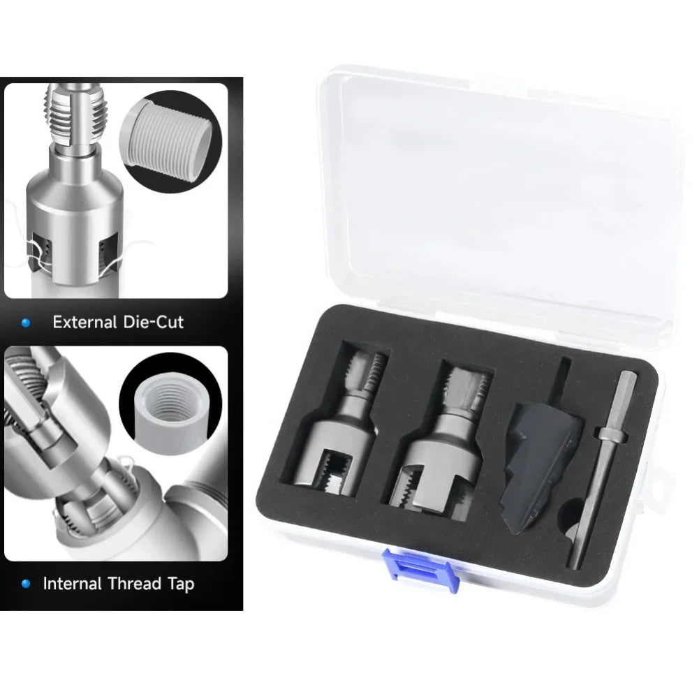 PPR/PVC Pipe Threader Kit – Triple-Flute Counterbore Drill