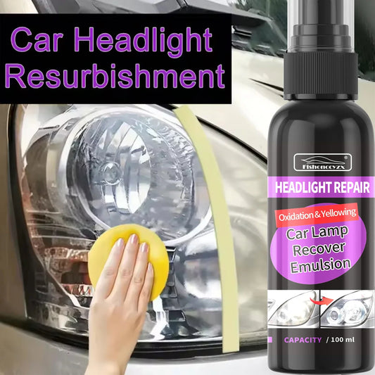 Car Headlight Restoration Polishing Kits Car Light Scratch Remover Repair Cleaning Paste Headlamp Anti Oxidation Polish Liquid Peaceful Pleasures Health and Wellness