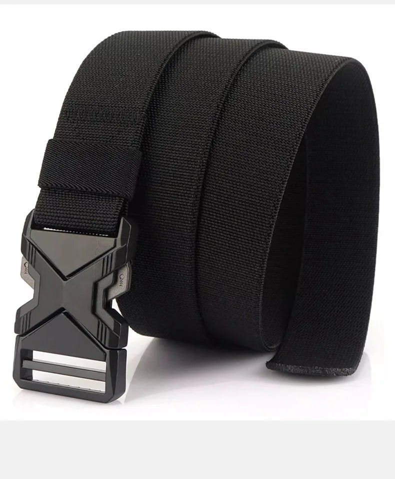 1pc Men's Tactical Sports Belt, Adjustable Quick Release Buckle Multipurpose Outdoor Training Mountaineering Belt For Ideal Gift Peaceful Pleasures Health and Wellness