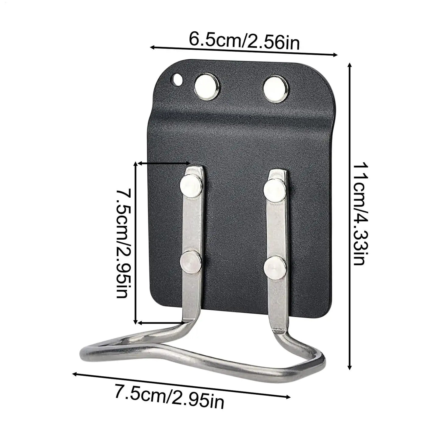 Heavy-Duty Belt Hammer Holder with Metal Clip | Tool Holster