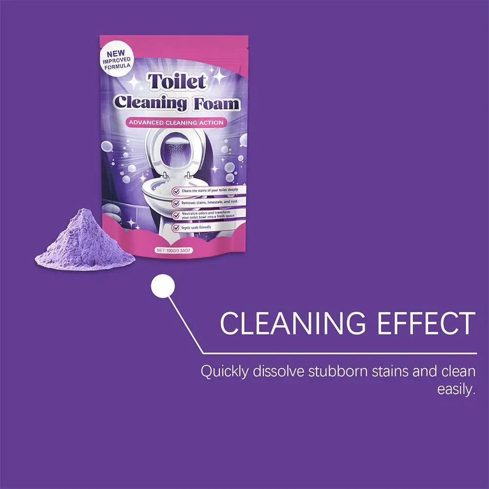 Efficient Toilet Bowl Cleaner Powder Foam for Deep Cleaning Peaceful Pleasures Health and Wellness