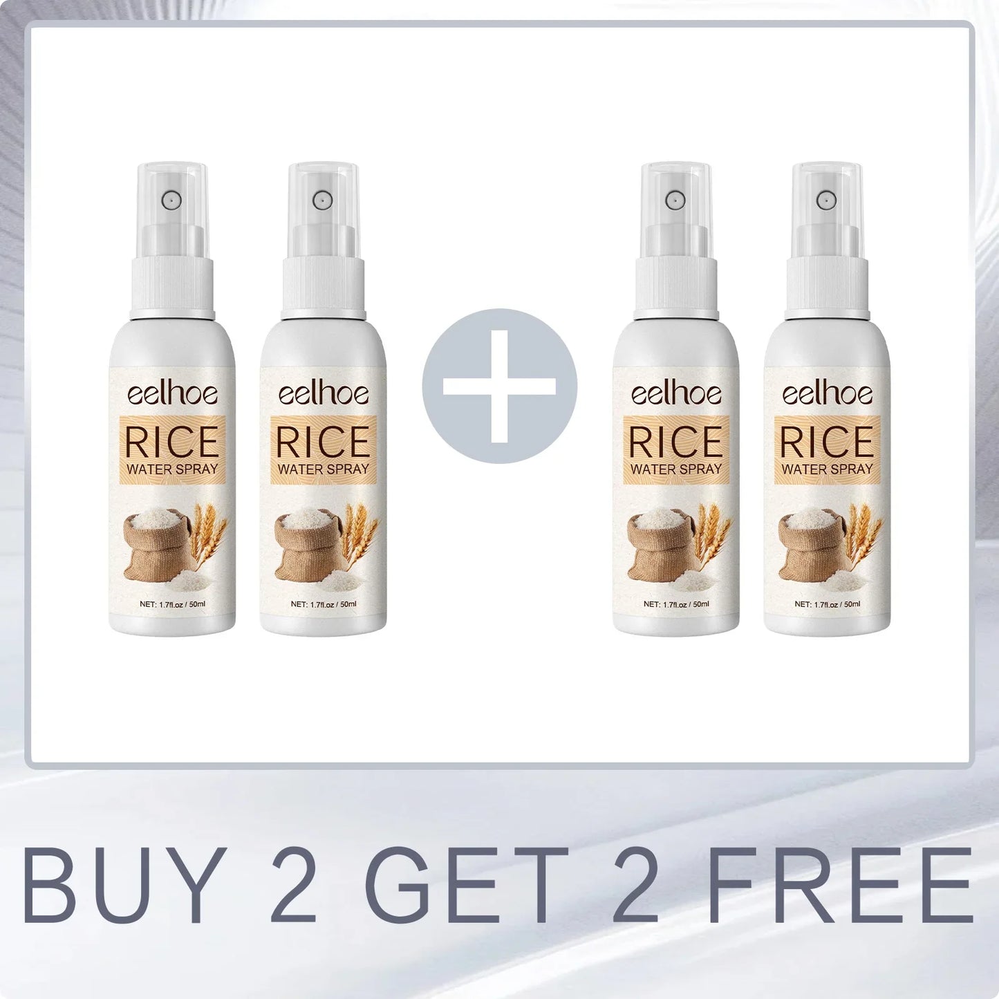 EELHOE Rice Water Hair Growth Spray – Repair & Nourish 50ml