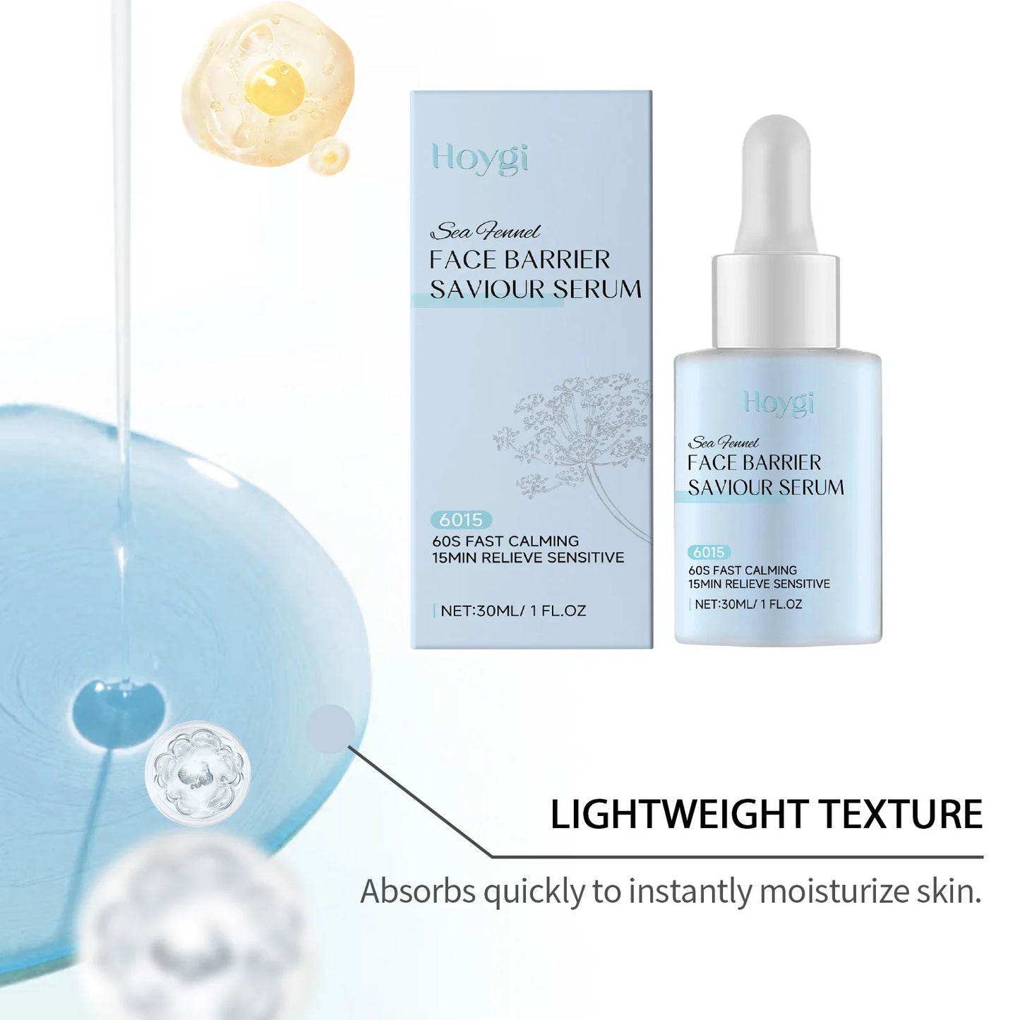 Hoygi Nicotinamide Face Serum for Reduce Melanin Fade Dark Spot Repair Nourishing Blue Copper Titanium Facial Skin Care Essence Peaceful Pleasures Health and Wellness