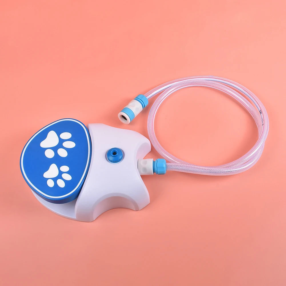Outdoor Foot Press Automatic Water Dispenser For Pets,Step On Dog Sprinkler Toy,Interactive Lawn Play Toy,Summer Backyard Fun Peaceful Pleasures Health and Wellness