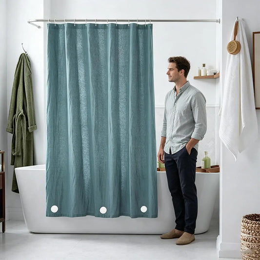 Shower Curtains Weights 8 Pieces Drapery Accessories Magnetic Tablecloth Weights for Homeowner Renter Resident Home Apartment RV Peaceful Pleasures Health and Wellness