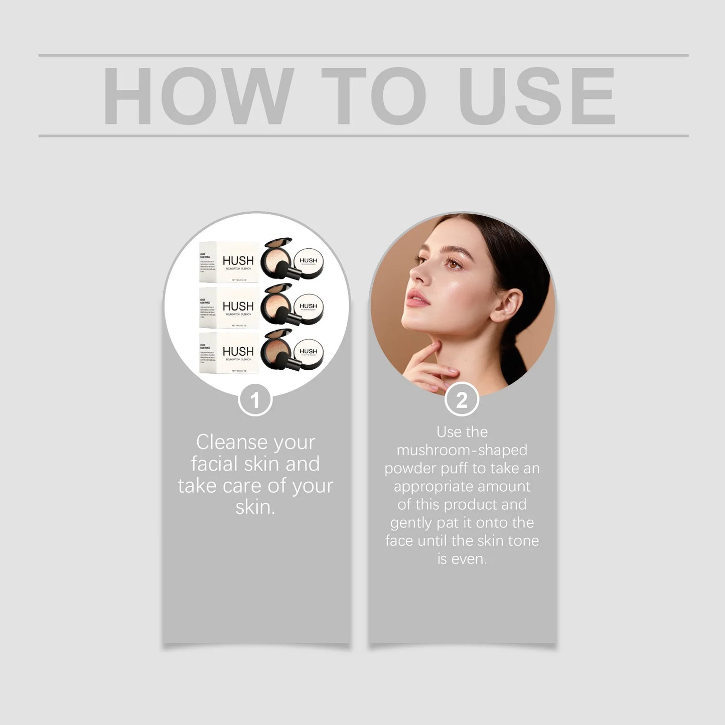 Cushion Foundation Concealer – Natural Coverage, Non-Caking 18g