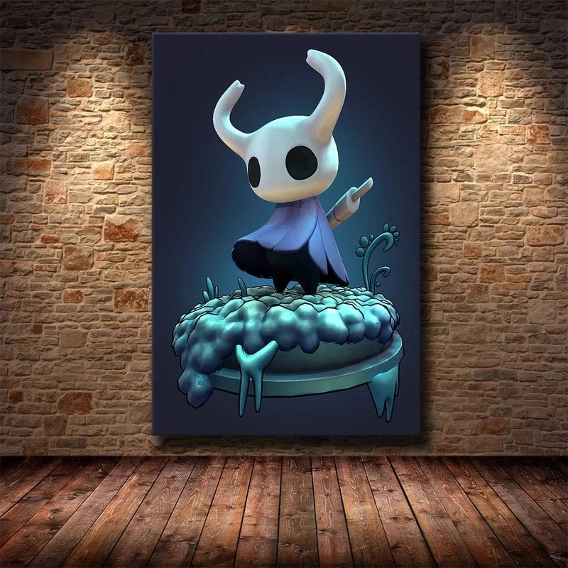 Hollow Knight Hallownest Map HD Canvas Poster | Wall Art Canvas Wall Art Poster Peaceful Pleasures Health and Wellness