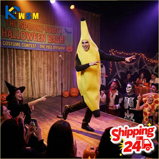 Banana Costume Adults & Kids – Funny Halloween Cosplay Suit Halloween Costume Oasis Select