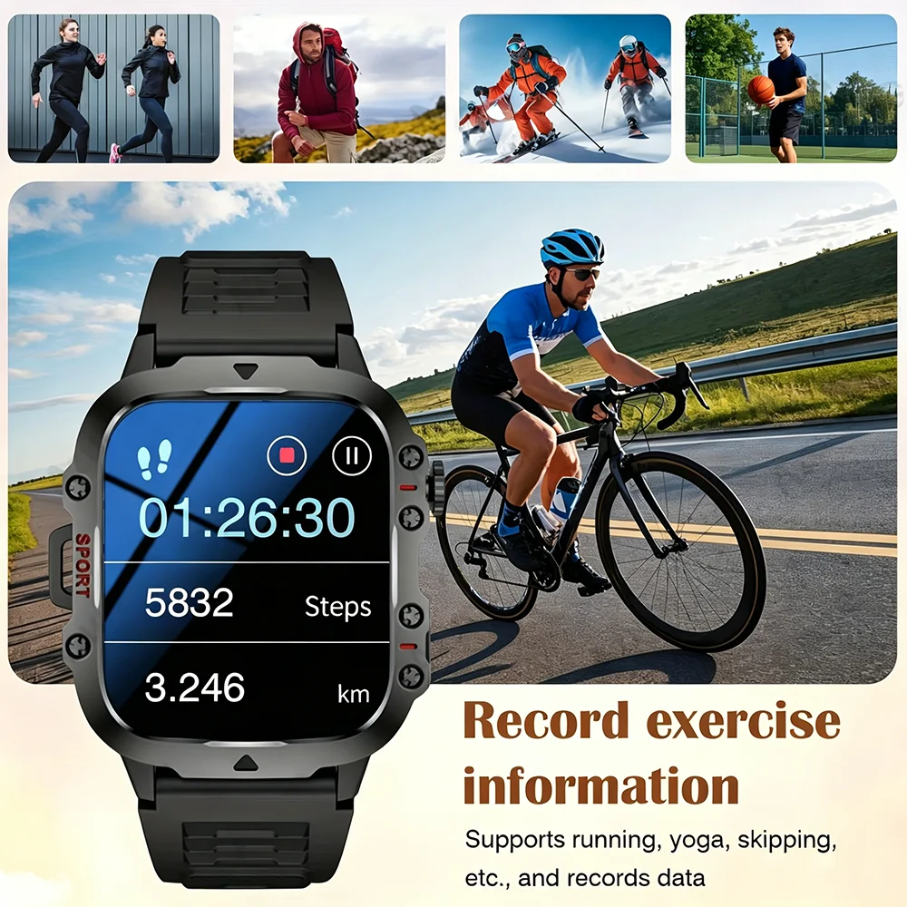 ERUN Smartwatch | Bluetooth Calling, Sports Modes & Step Tracker