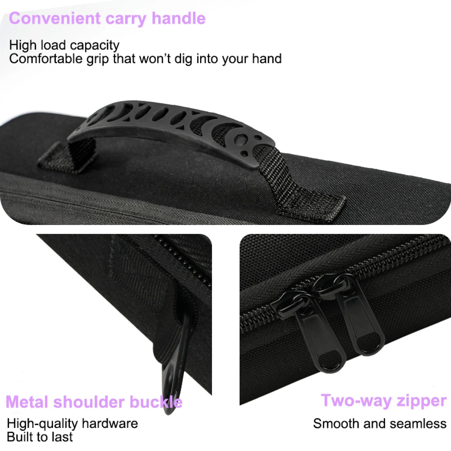For DJI Avata 360 Carrying Case EVA Hard Shell Shockproof Portable Shoulder Strap Custom Fit For Drone and Accessories Black Peaceful Pleasures Health and Wellness
