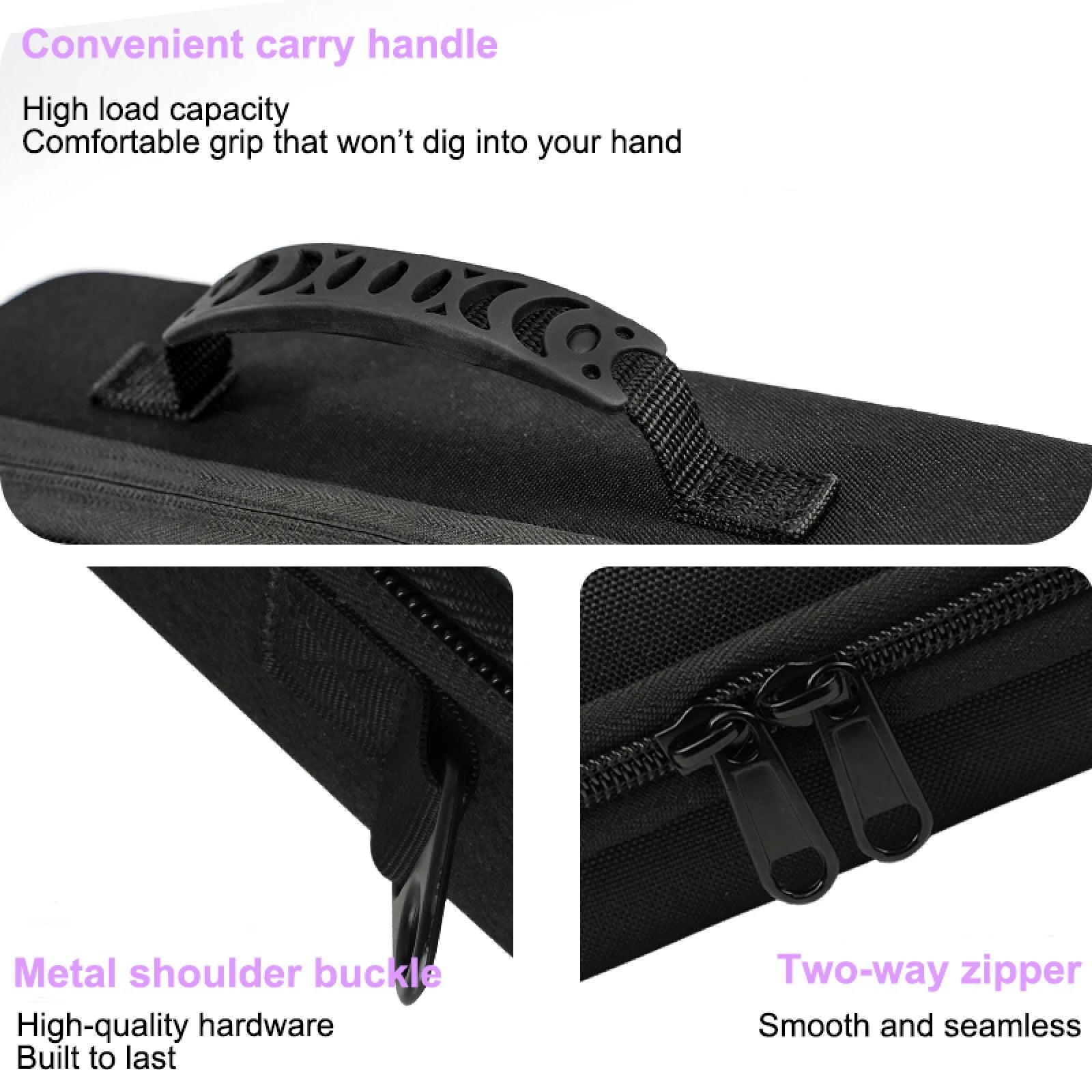 For DJI Avata 360 Carrying Case EVA Hard Shell Shockproof Portable Shoulder Strap Custom Fit For Drone and Accessories Black Peaceful Pleasures Health and Wellness