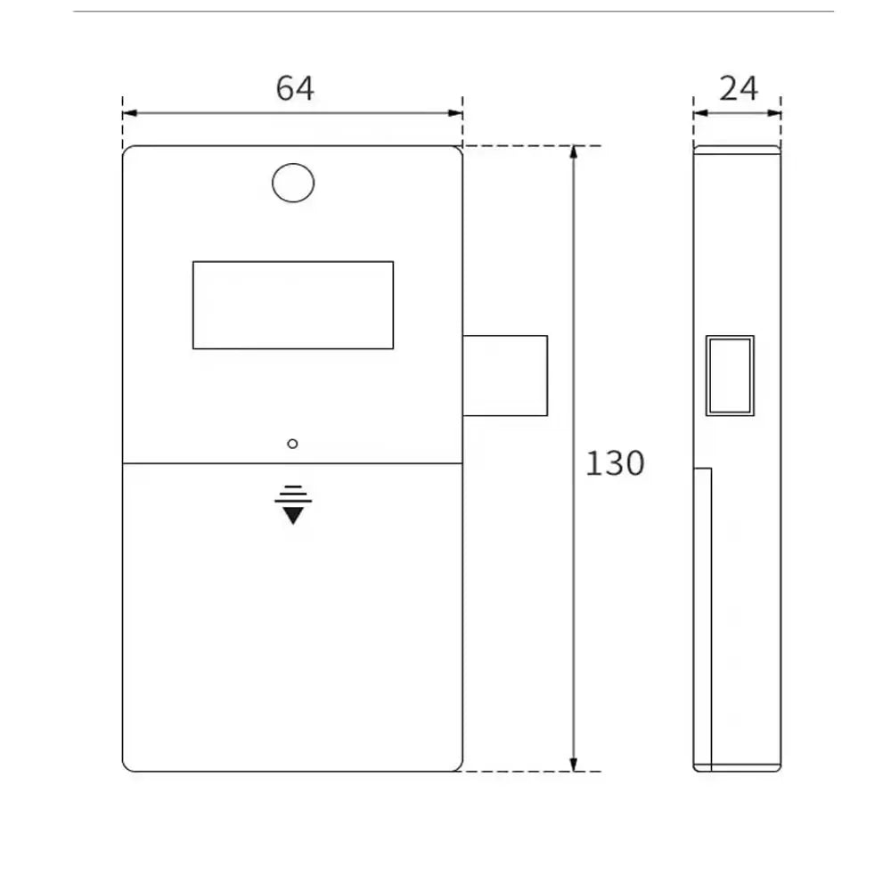 ABS Plastic Panel Digital Electronic Intelligent Password Keypad Number Cabinet Door Lock Digital Cabinet Door Lock Peaceful Pleasures Health and Wellness