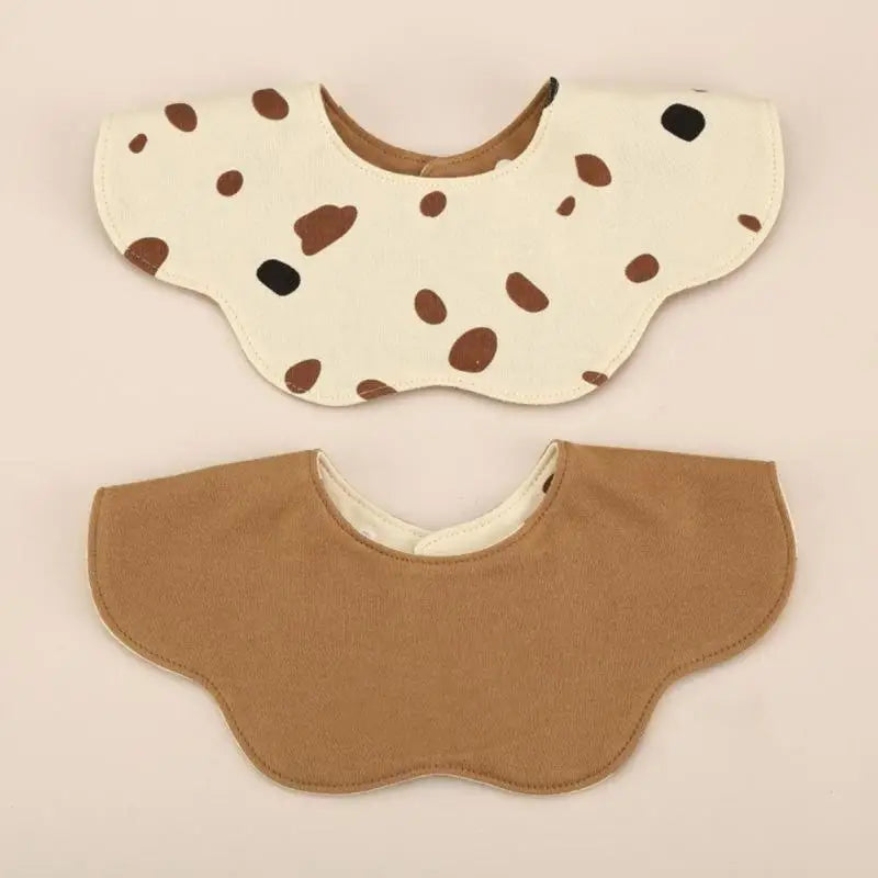 Double-Sided Cotton Baby Bib | 360° Toddler Burp Cloth