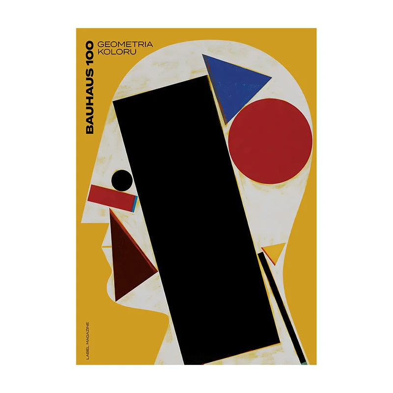 Bauhaus Exhibition Poster Chair Canvas Painting Bauhaus Print Wall Art Picture for Living Room Cuadros Home Decoratio Peaceful Pleasures Health and Wellness