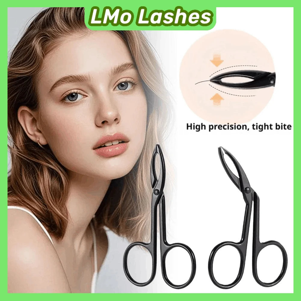 Stainless Steel Eyebrow Tweezers – Slanted & Flat Tip